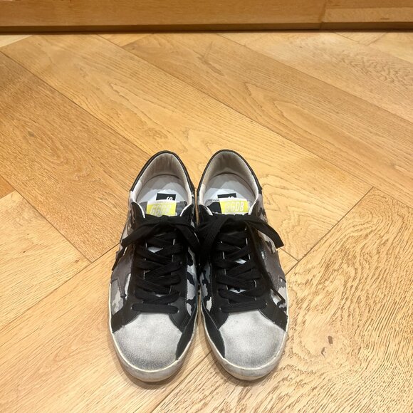 GOLDEN GOOSE - Superstar cloth low trainers - Picture 6 of 15